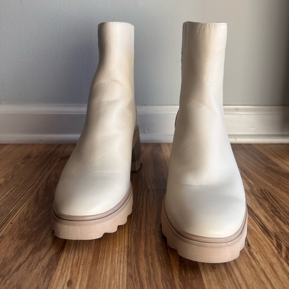 Dolce Vita Martey H2O  Boots Ivory Leather Size 7.5 - Picture 2 of 10